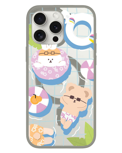 iPhone Rearguard Hybrid - Pool Party Pink