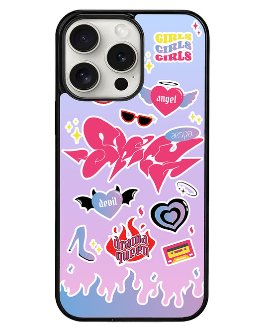 iPhone Avant-Gloss Grip Case - Aespa Spicy
