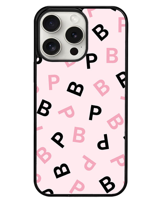 iPhone Avant-Gloss Grip Case - Blackpink Monogram