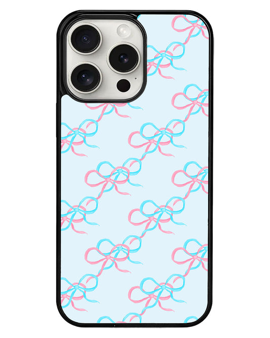 iPhone Avant-Gloss Grip Case - Coquette Overlap Bow