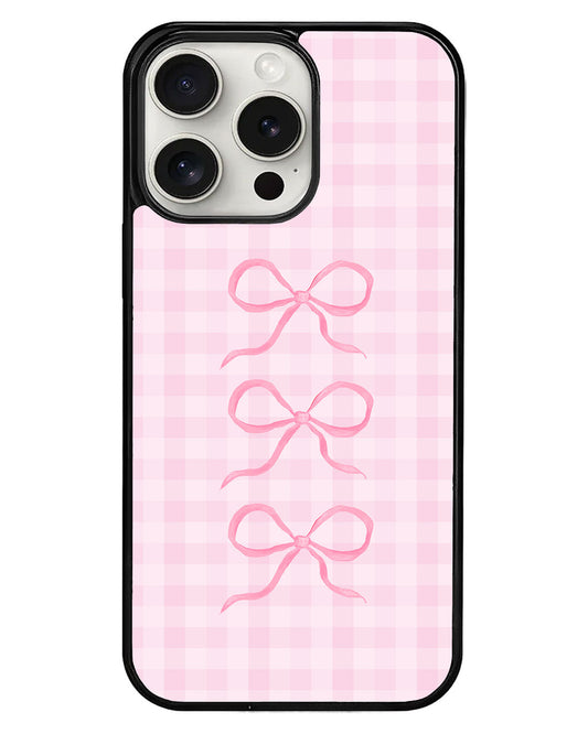 iPhone Avant-Gloss Grip Case - Coquette Triple Bow