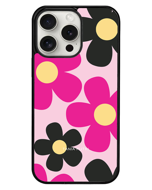 iPhone Avant-Gloss Grip Case - Daisy Hot Pink