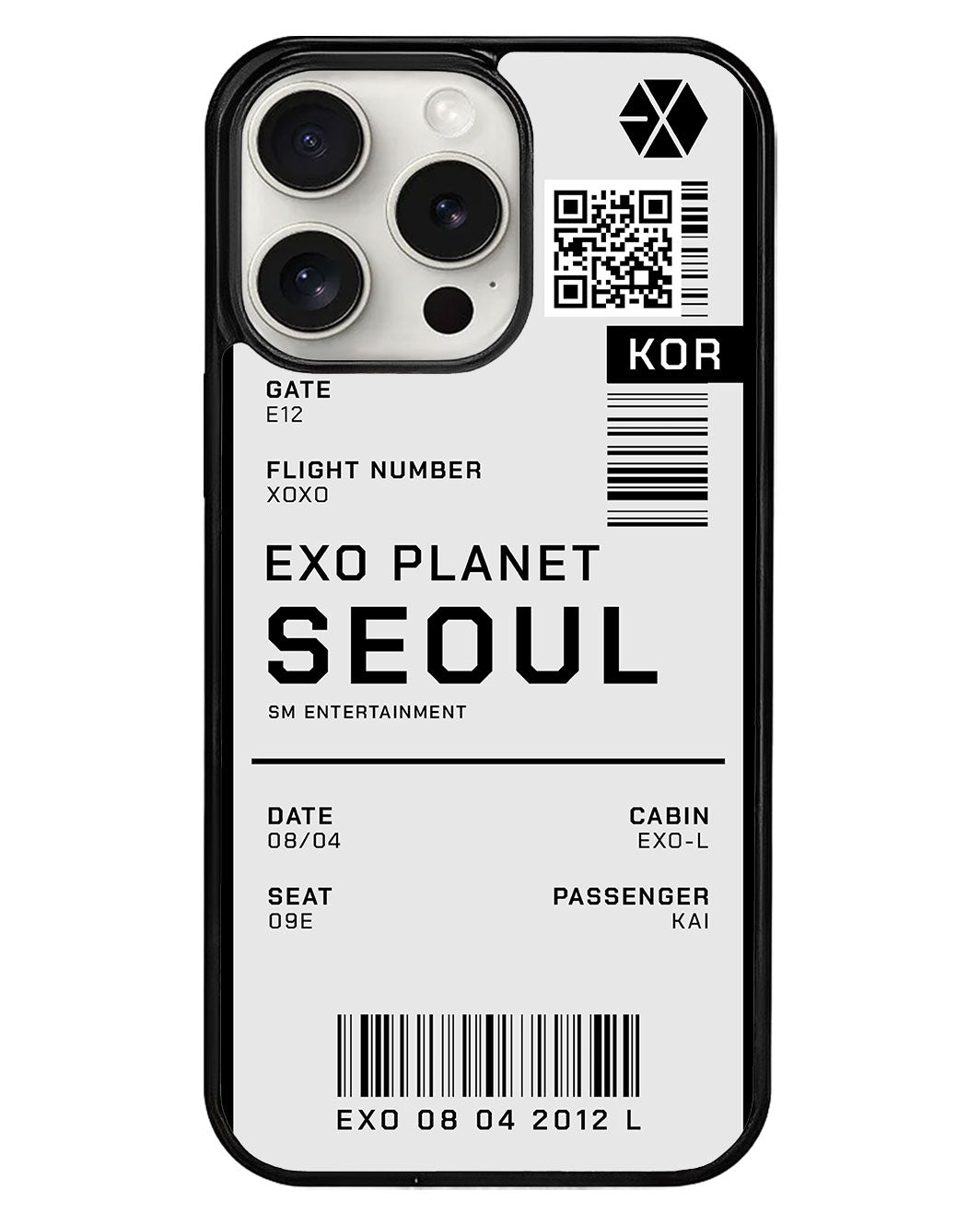 iPhone Avant-Gloss Grip Case - EXO Planet Ticket