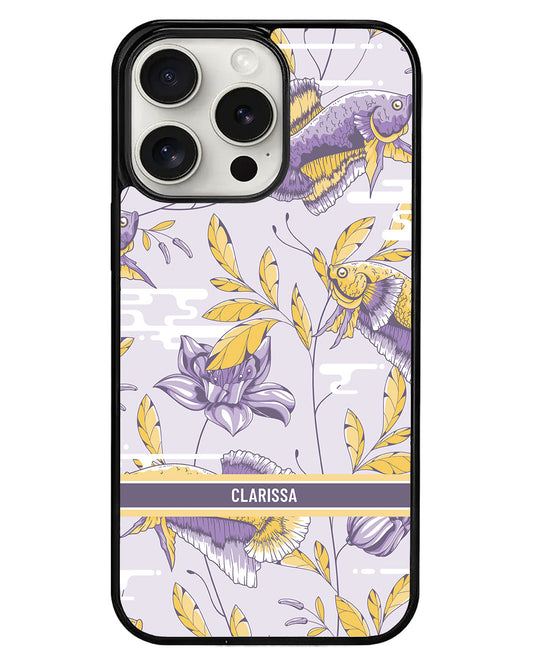 iPhone Avant-Gloss Grip Case - Fish & Floral 5.0
