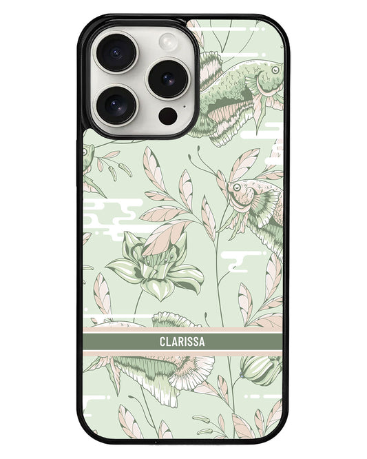 iPhone Avant-Gloss Grip Case - Fish & Floral 6.0