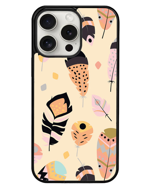 iPhone Avant-Gloss Grip Case - Feathers