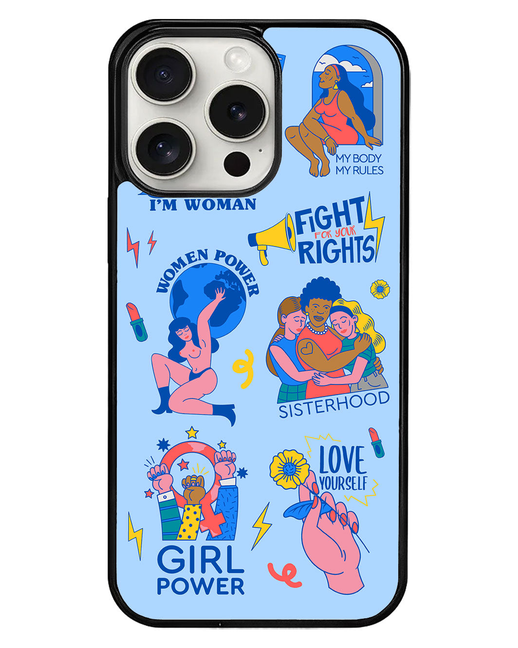 iPhone Avant-Gloss Grip Case - Girl Power 2.0