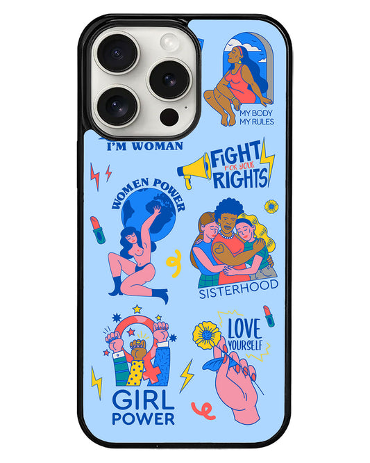 iPhone Avant-Gloss Grip Case - Girl Power 2.0