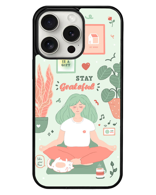 iPhone Avant-Gloss Grip Case - Grateful