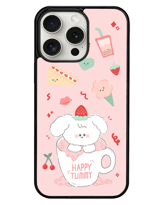 iPhone Avant-Gloss Grip Case - Happy Tummy