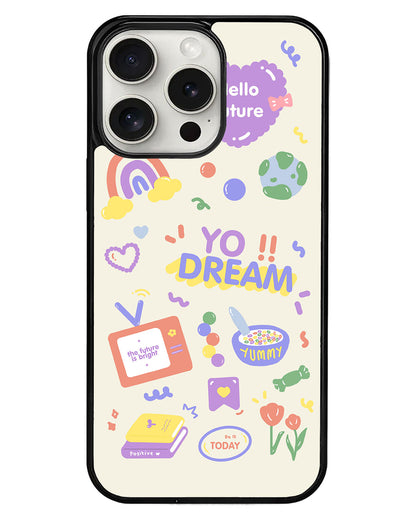 iPhone Avant-Gloss Grip Case - Hello Future