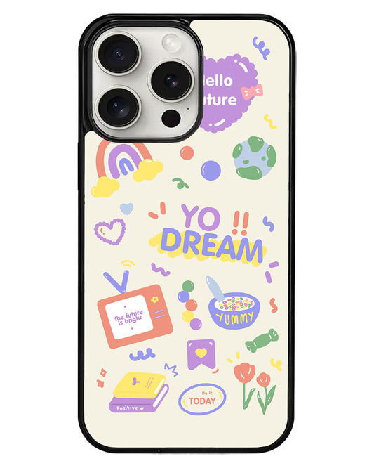 iPhone Avant-Gloss Grip Case - Hello Future