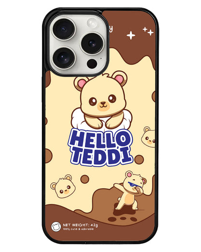 iPhone Avant-Gloss Grip Case - Hello Teddy 1.0