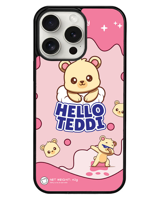 iPhone Avant-Gloss Grip Case - Hello Teddy 2.0