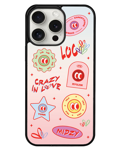 iPhone Avant-Gloss Grip Case - ITZY Sticker Pack