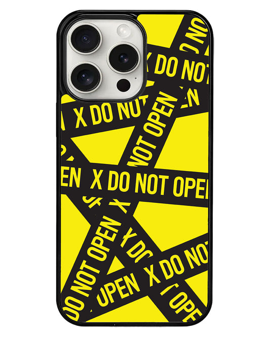 iPhone Avant-Gloss Grip Case - Do Not Open 1.0