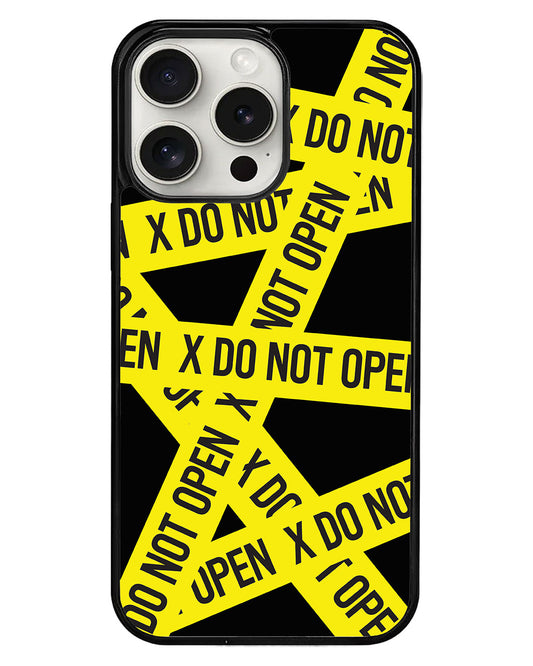 iPhone Avant-Gloss Grip Case - Do Not Open 2.0