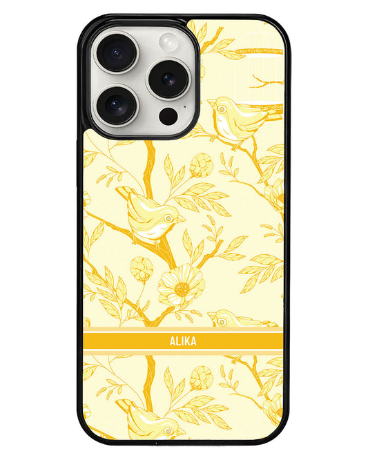 iPhone Avant-Gloss Grip Case - Lovebird Monochrome 2.0