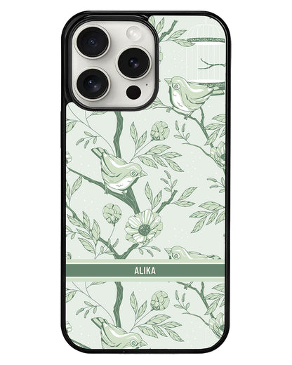iPhone Avant-Gloss Grip Case - Lovebird Monochrome 4.0