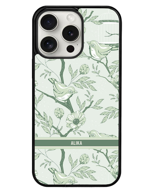 iPhone Avant-Gloss Grip Case - Lovebird Monochrome 4.0