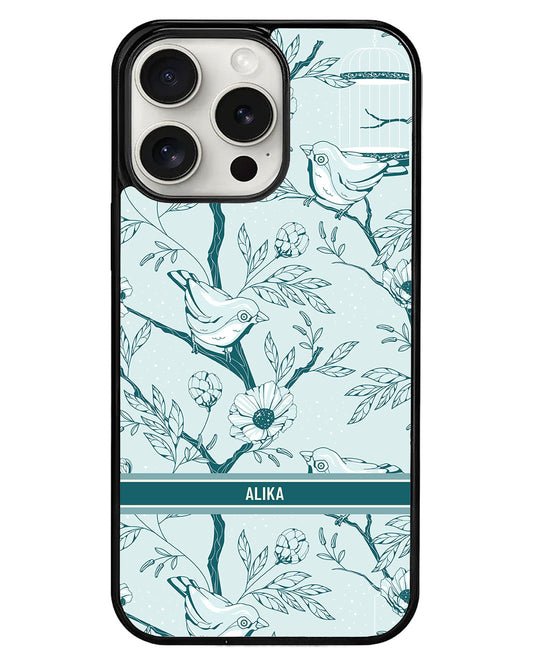 iPhone Avant-Gloss Grip Case - Lovebird Monochrome 6.0