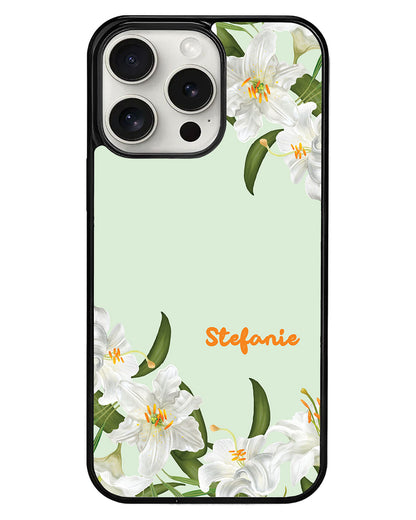 iPhone Avant-Gloss Grip Case - May Lily of the Valley