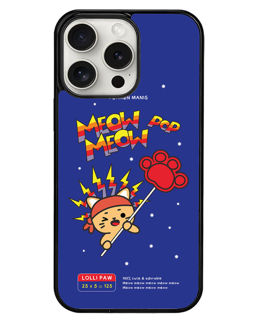 iPhone Avant-Gloss Grip Case - Meow Pop 1.0
