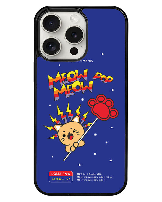 iPhone Avant-Gloss Grip Case - Meow Pop 2.0