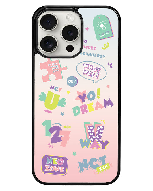 iPhone Avant-Gloss Grip Case - NCT Sticker Pack