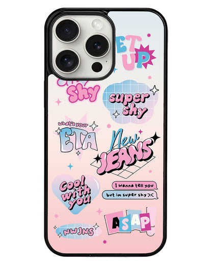 iPhone Avant-Gloss Grip Case - New Jeans Super Shy