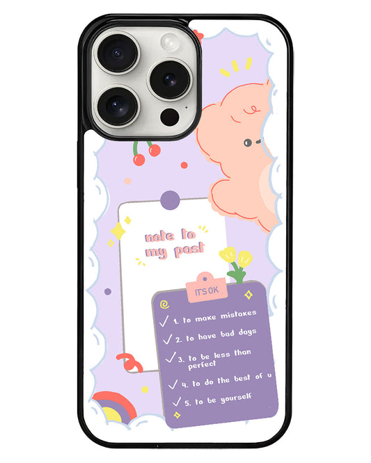 iPhone Avant-Gloss Grip Case - Note to My Past
