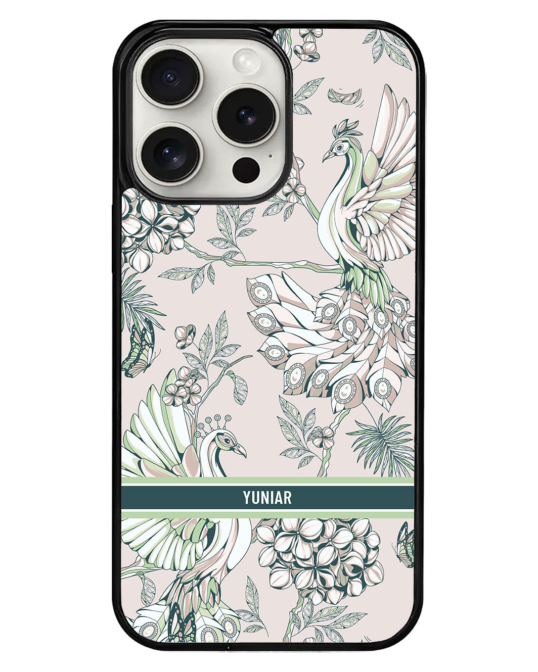iPhone Avant-Gloss Grip Case - Peacock 4.0