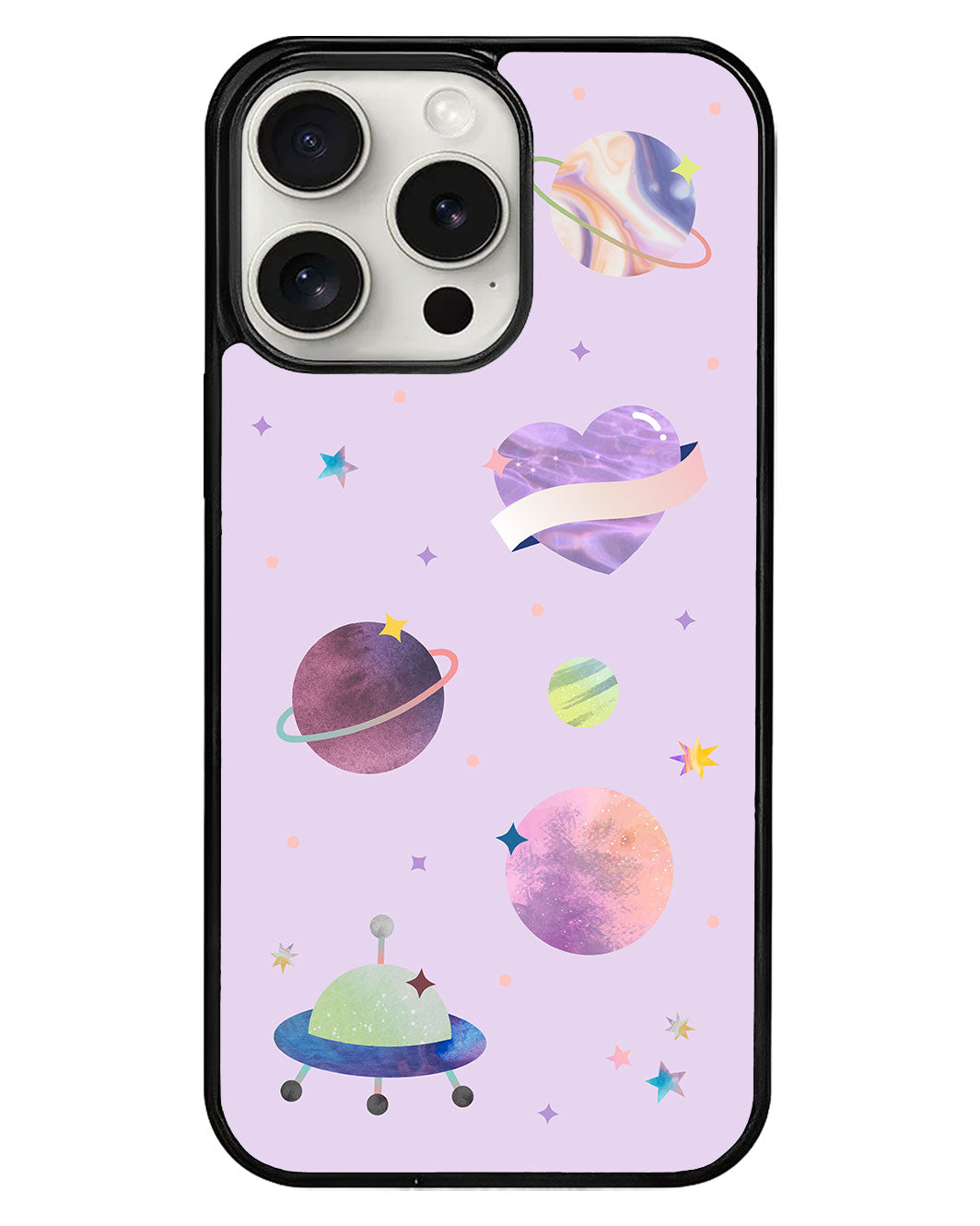 iPhone Avant-Gloss Grip Case - Pink Planet