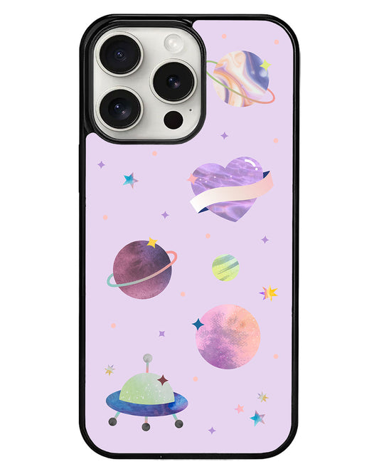 iPhone Avant-Gloss Grip Case - Pink Planet