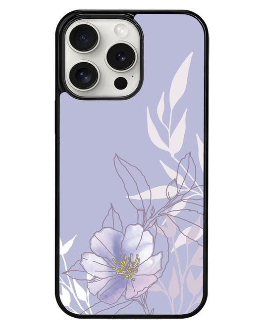 iPhone Avant-Gloss Grip Case - Purple Lily