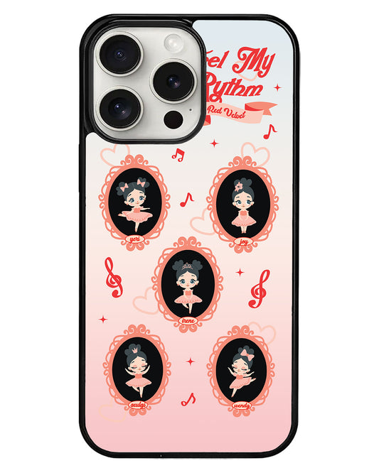 iPhone Avant-Gloss Grip Case - Red Velvet Feel My Rythm