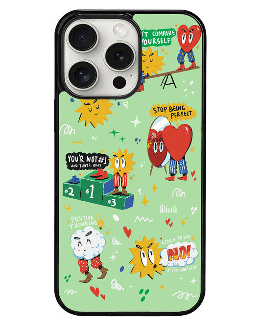iPhone Avant-Gloss Grip Case - Selfless Love 2.0