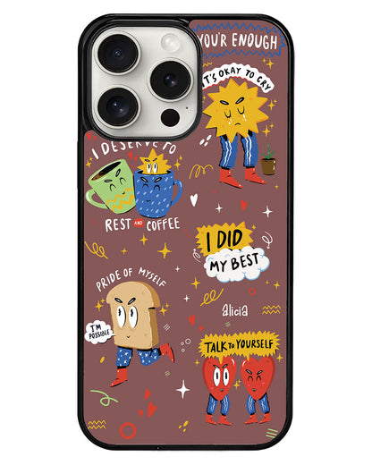 iPhone Avant-Gloss Grip Case - Selfless Love 3.0