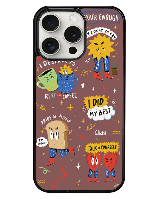 iPhone Avant-Gloss Grip Case - Selfless Love 3.0