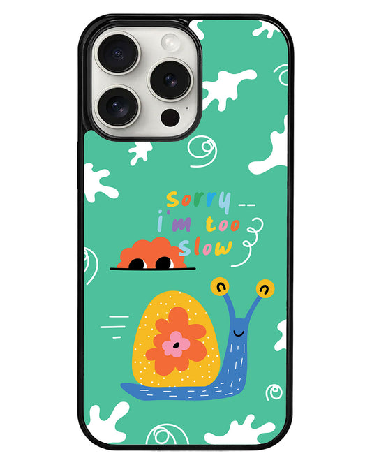 iPhone Avant-Gloss Grip Case - Sorry Being Slow