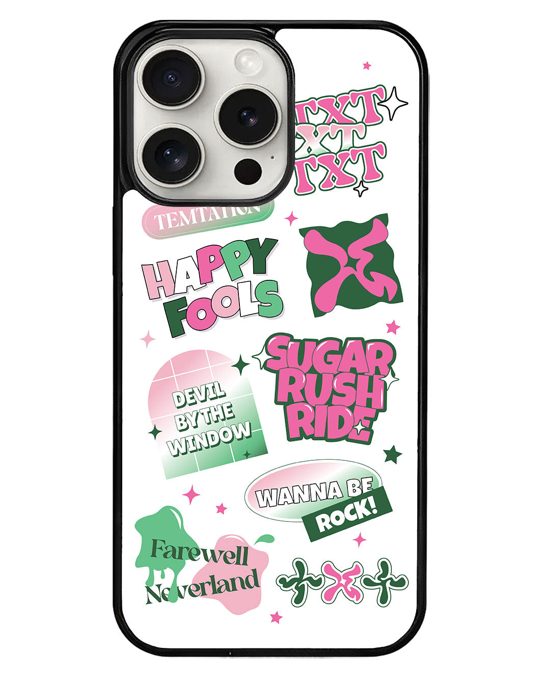 iPhone Avant-Gloss Grip Case - TXT Temtation