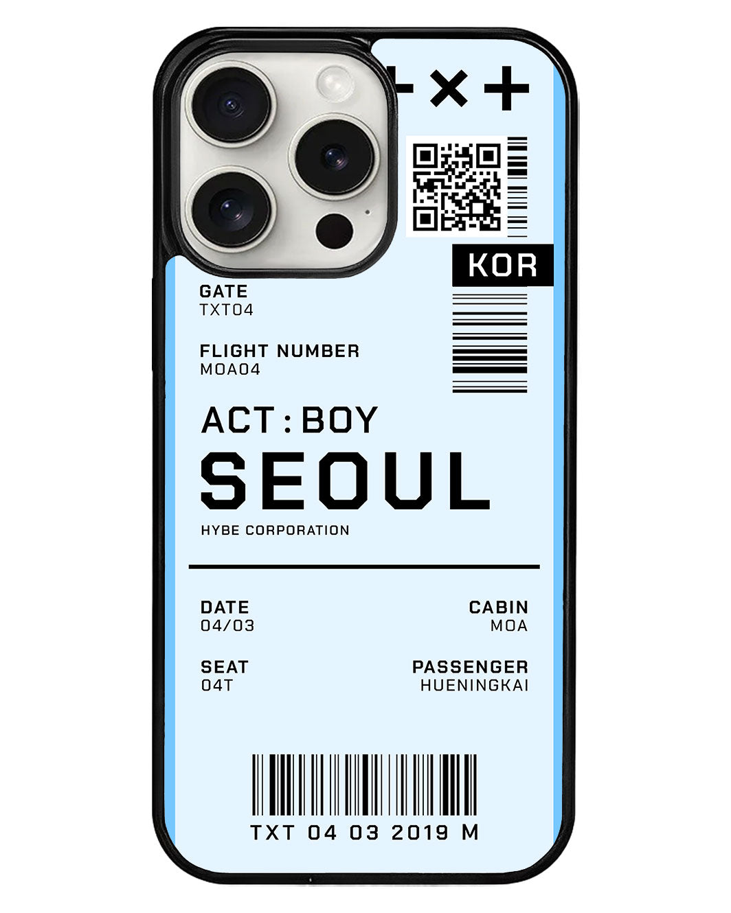 iPhone Avant-Gloss Grip Case - TXT Ticket