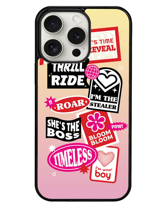 iPhone Avant-Gloss Grip Case - The Boyz Song Sticker Pack