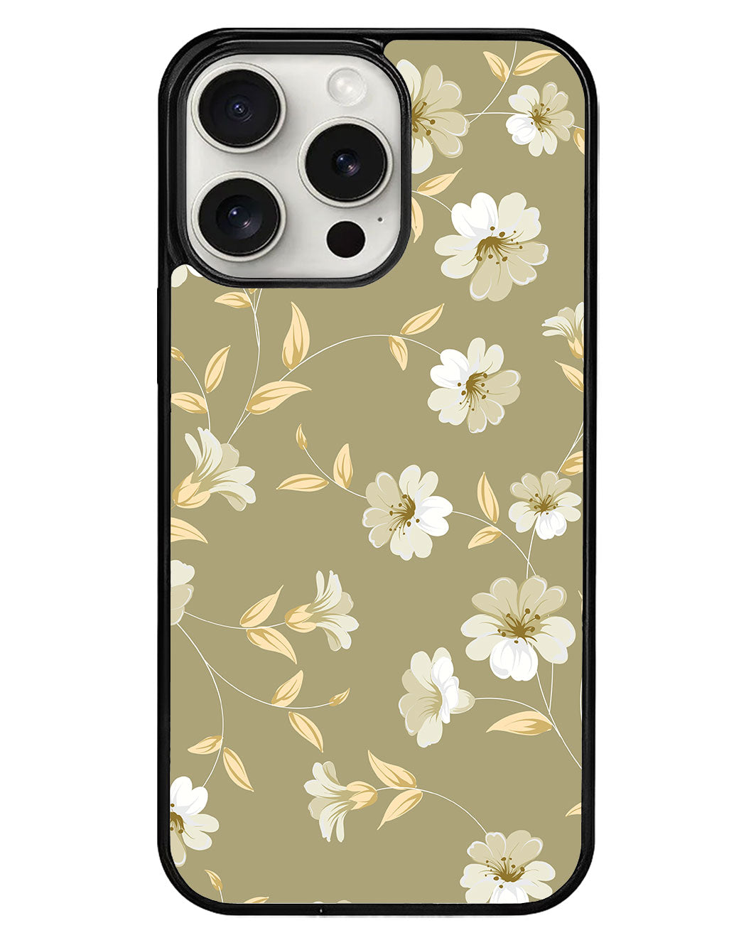 iPhone Avant-Gloss Grip Case - White Magnolia
