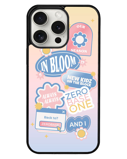 iPhone Avant-Gloss Grip Case - Zerobaseone Song Sticker Pack