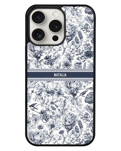 iPhone Avant-Gloss Grip Case - Toile du Juoy Botanica