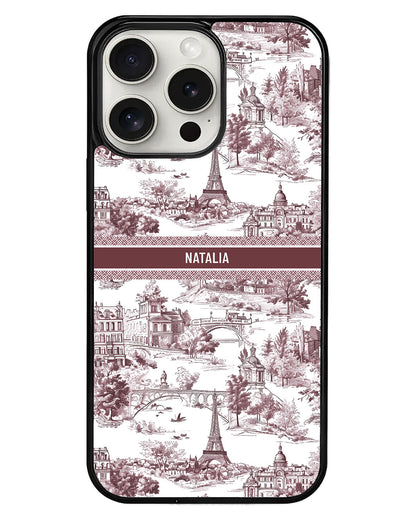iPhone Avant-Gloss Grip Case - Toile du Juoy City