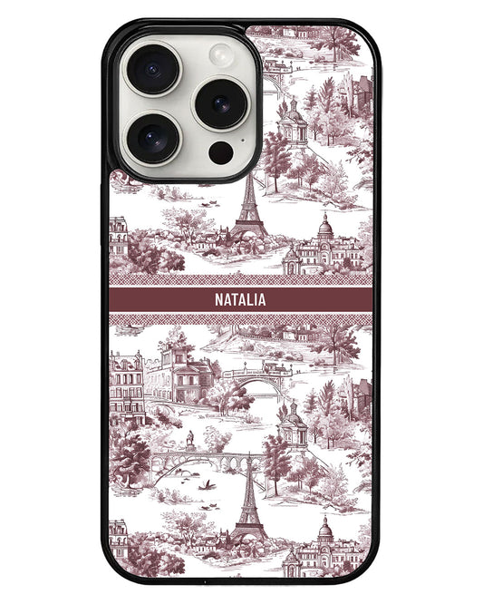 iPhone Avant-Gloss Grip Case - Toile du Juoy City