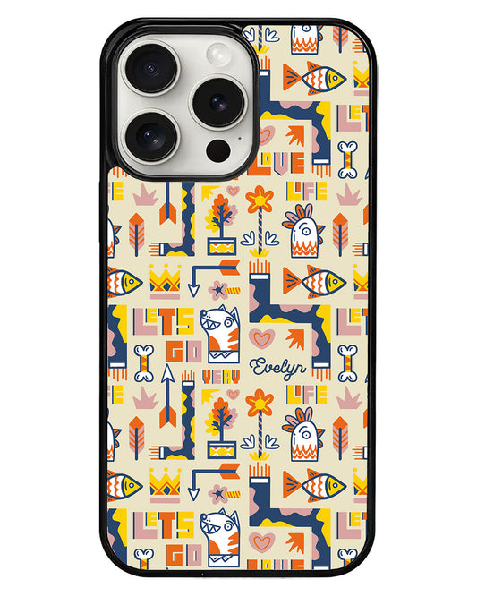 iPhone Avant-Gloss Grip Case - Life in Colour