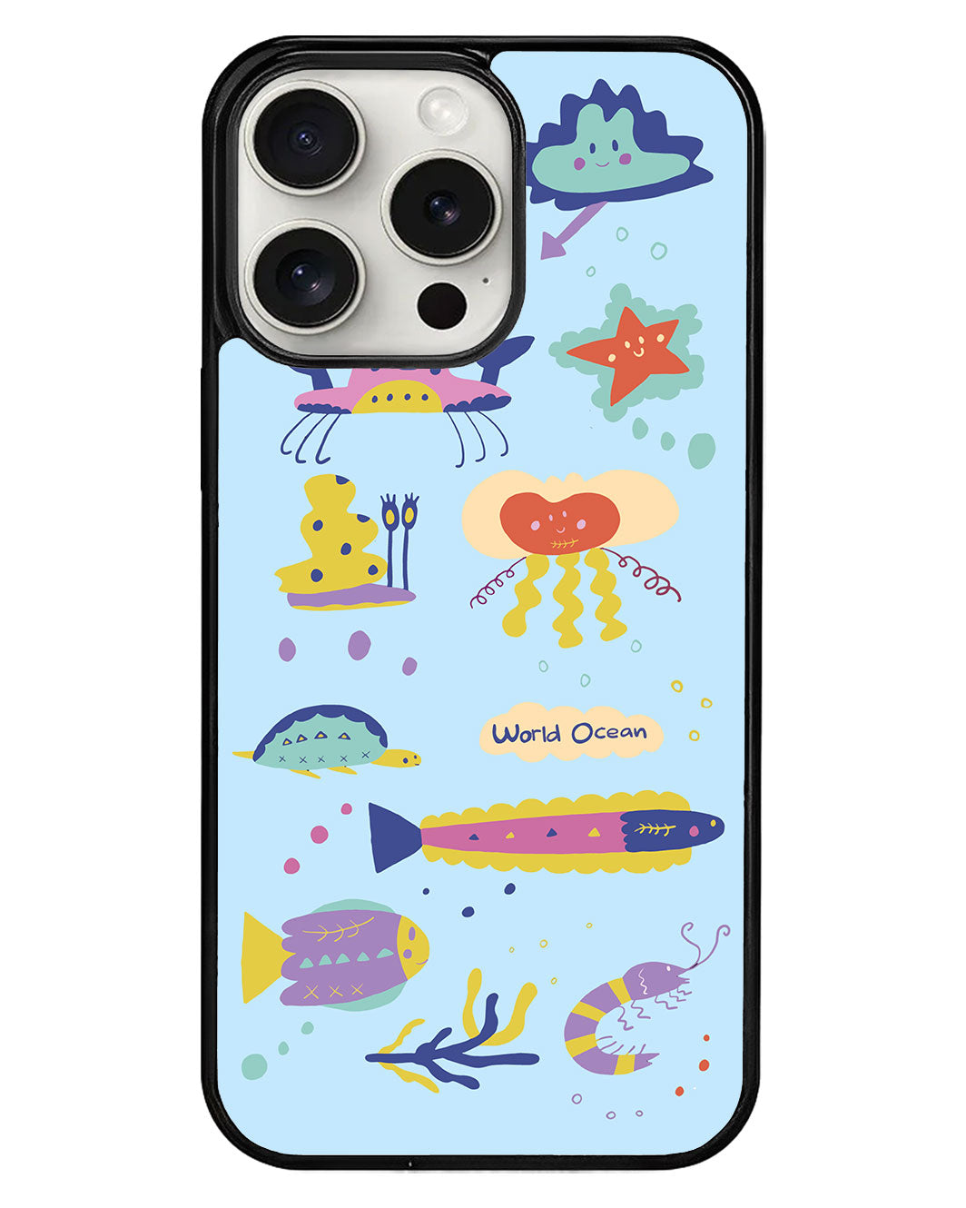 iPhone Avant-Gloss Grip Case - Ocean World